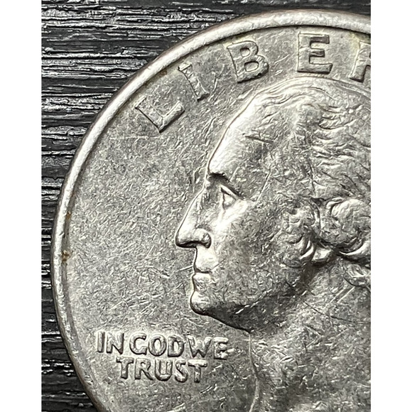 1994-D Washington Quarter RARE "A-M" Linking Error & Indent on Revers w/ Video - Picture 12 of 16